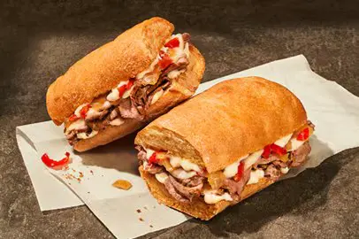 Panera Bread Menu 2026 23 Ciabatta Cheesesteak Sandwich