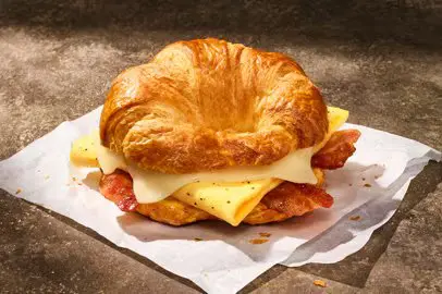 Panera Bread Menu 2026 10 Croissant Bacon Egg Cheese Sandwich