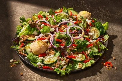 Panera Bread Menu 2026 137 Mediterranean Greens with Grains